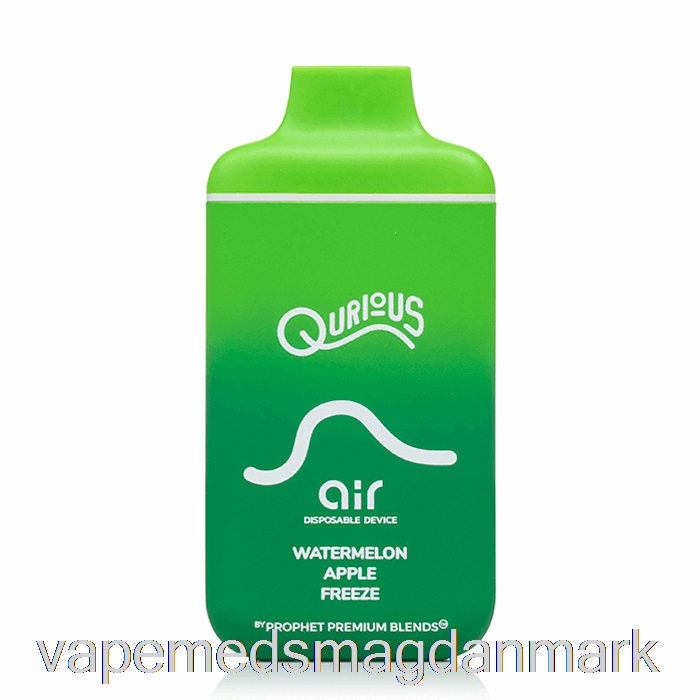 Vape Med Smag Qurious Air 6000 Engangs Vandmelon æble Fryser